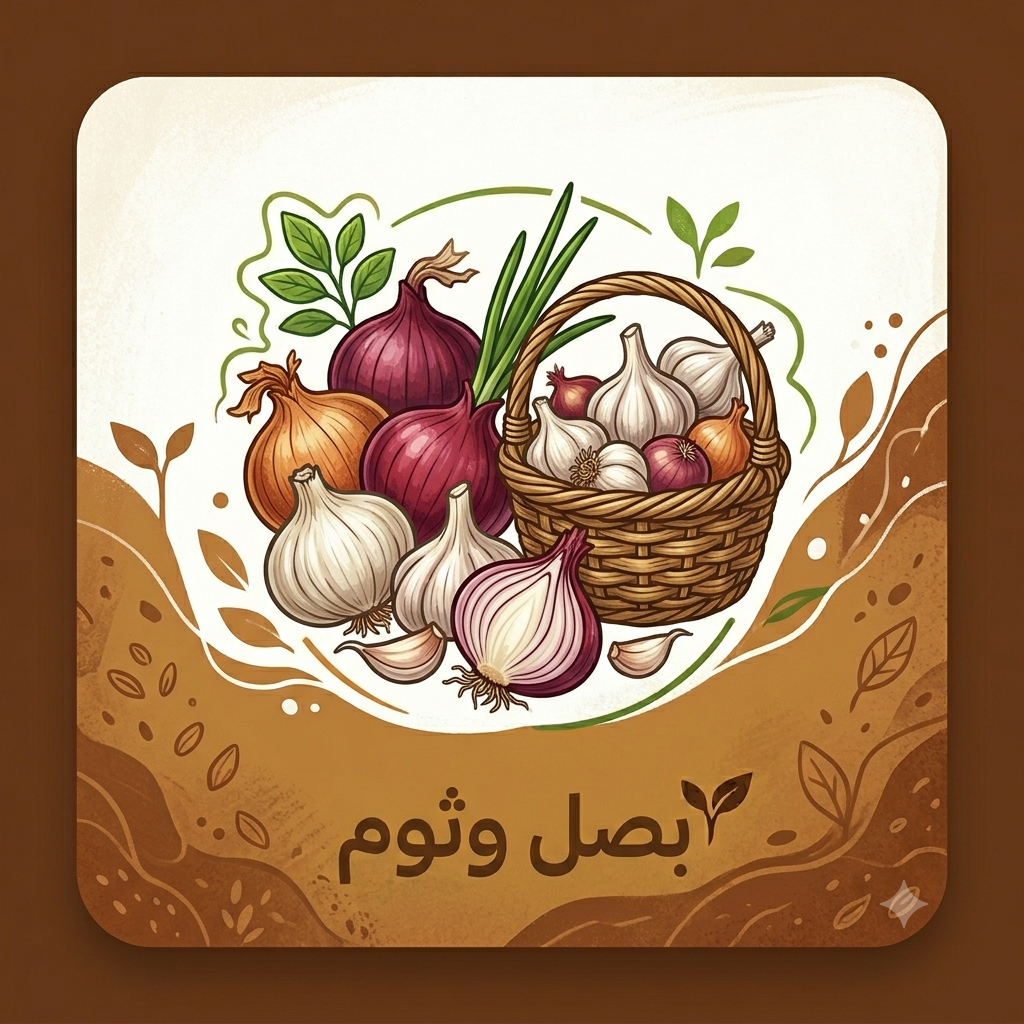 بصل وثوم